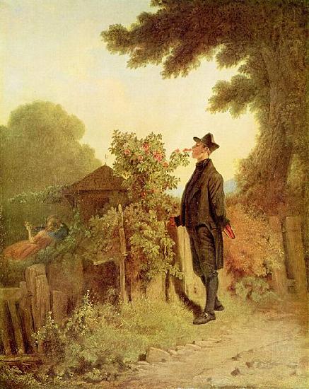 Rosenduft-Erinnerung, Carl Spitzweg